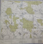 Zabytkowa mapa topograficzna Błotnica Strzelecka (Blottnitz) 1929 rok.