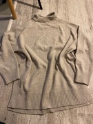 Duży sweter z Wełną golf H&M oversize 
