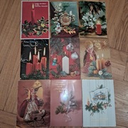 Pocztówki  stare  różne  Boże Narodzenie  Nowy rok  1