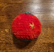 Bombki Bożonarodzeniowe szydełkowe rękodzieło 