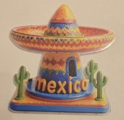Magnes na lodówkę akrylowy Mexico Meksyk Sombrerro Tequila  (44) 