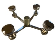 mocowanie punktowe szkła SPIDER 4 pkt POLEROWANE, uchwyt szkła, inox