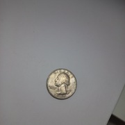 MONETA 1/4 DOLAR QUARTER DOLLAR 1988 UNIKAT Z BŁĘDEM D