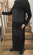 Czarna sukienka maxi