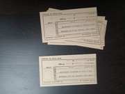 Dowód nadania przesyłki poleconej druk dokument czasy PRL 