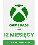 XBOX GAME  PASS  CORE - rok - 12 miesięcy (rabat 50% na drugie zamówienie)