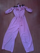 Kombinezon różowy biust 95 długi