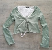 Króciutki zestaw koszulek Zara/SheIn, r.XS