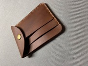 Skórzany cardholder/etui na karty
