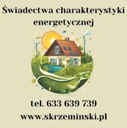 Świadectwo charakterystyki energetycznej