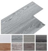 Samoprzylepna Podłoga Winylowa PCV 5,02 m² | Antypoślizgowa | Szara