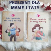 Unikatowy Prezent dla Rodziców Pamiętnik Mamy Taty Album Wspomnień
