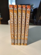 Attack on Titan - 5 tomów, manga po angielsku, atak tytanów 