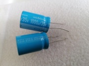 Kondensator 1000uF 35V Nichicon 125*C  ekstremalnie  wytrzymałe 16x26  2szt