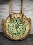 Torebka letnia plażowa koszykowa Boho