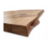 BLAT DREWNIANY RUSTIC, BLAT BUK Z OFLISEM 120X90CM. LOFT LIFE EDGE RUSTIK