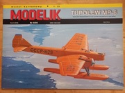 Model Kartonowy Modelik 2006\8 Wodnosamolot do lotów polarnych TUPOLEW MP-6