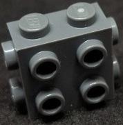 6314192/67329 Lego BRICK 1X2X1 2/3, W/ 8 KNOBS 1szt