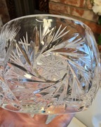 Kryształowa miseczka, bombonierka, vintage, PRL