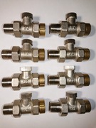 zawór grzejnikowy prosty odcinający 1/2" przedłużka wydłużka złączka 10mm