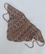 Ażurowa chusta bandana handmade – Len & Bawełna – Boho