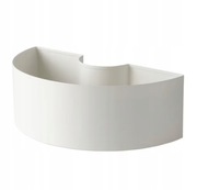 IKEA HÄSTBÖNA biała doniczka osłonka doniczki