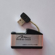 USB 2.0 4 port HUB - przejściówka adapter