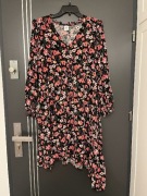 Achha sukienka modny wzór kwiaty floral viscoza hit roz.44 