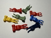 LEGO PIRATES CASTLE FLAGI 4x1  4495a  8szt