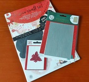 wykrojnik świąteczny Avec + zestaw kreatywny (sztuczny śnieg, papiery)+wykr