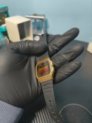 Casio F-91W Złoty custom sunset