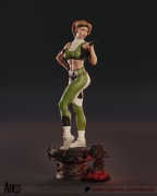 Figurka druk 3D żywica " Sonya Blade - F1713 " - 150 mm