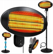 PROMIENNIK PODCZERWIENI GRZEJNIK TARASOWY REGULACJA 2000W KESSER