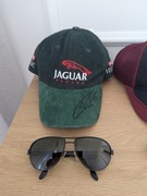 Czapka Jaguar Racing z autografem + okulary Jaguar Heritage polaryzacyjne