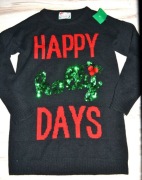 78^ Atmosphere Świąteczny sweter tunika cekinowy  40/42