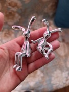 Nowe zające królik Wielkanoc dekoracja 2 sztuki