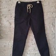 Spodnie męskie granatowe casual - materiałowe Vistula roz. 31/32