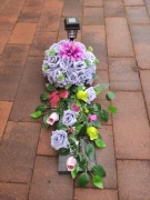 Stroik kompozycja na desce cmentarz 