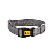 DINGO obroża "Scandi" - szara 2x45cm