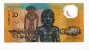 Australia 10 dolarów 1988 P.49 Aborygen Polimer UNC