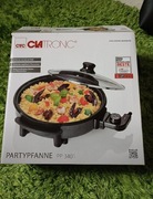 Patelnia elektryczna CLATRONIC PP 3401 teflonowa pokrywka szklana