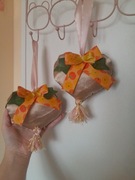 Nowa zawieszka jesienna dynie Serduszko 12cm+wstążka 