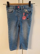 Baby girl elastyczne rurki z zajączkiem 92