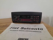 Oryginalne radio Fiat Seicento Clarion PU-1573A wraz z ramką