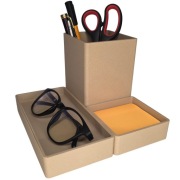 Organizer biurkowy modułowy magnetyczny - zestaw BASIC | kolor beżowy 