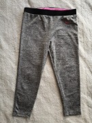 Szare melanż sportowe spodnie legginsy rybaczki Nike 36 jak nowe