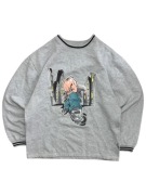 Szara Bluza bez kaptura Crewneck Bad+Mad 80s