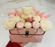 Box kwiatowy z wosku sojowego 