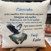 Poduszki kubki personalizowane walentynki prezenty  25x25 cm 