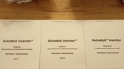 Inventor Autodesk- podręczniki, modelowanie podstawowe i zaawansowane